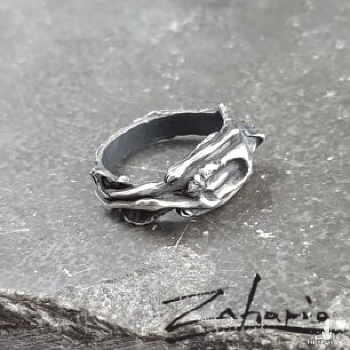 Pierścień Głód Srebro Zahario